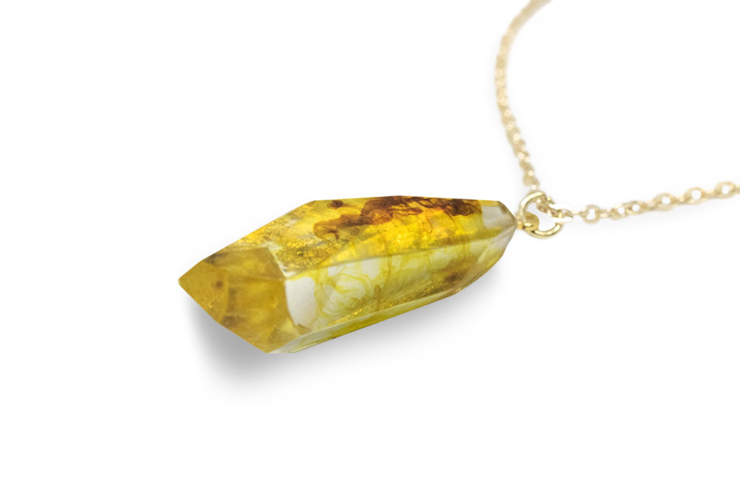 Collana Gemma Gold collana color oro artigianale siciliana