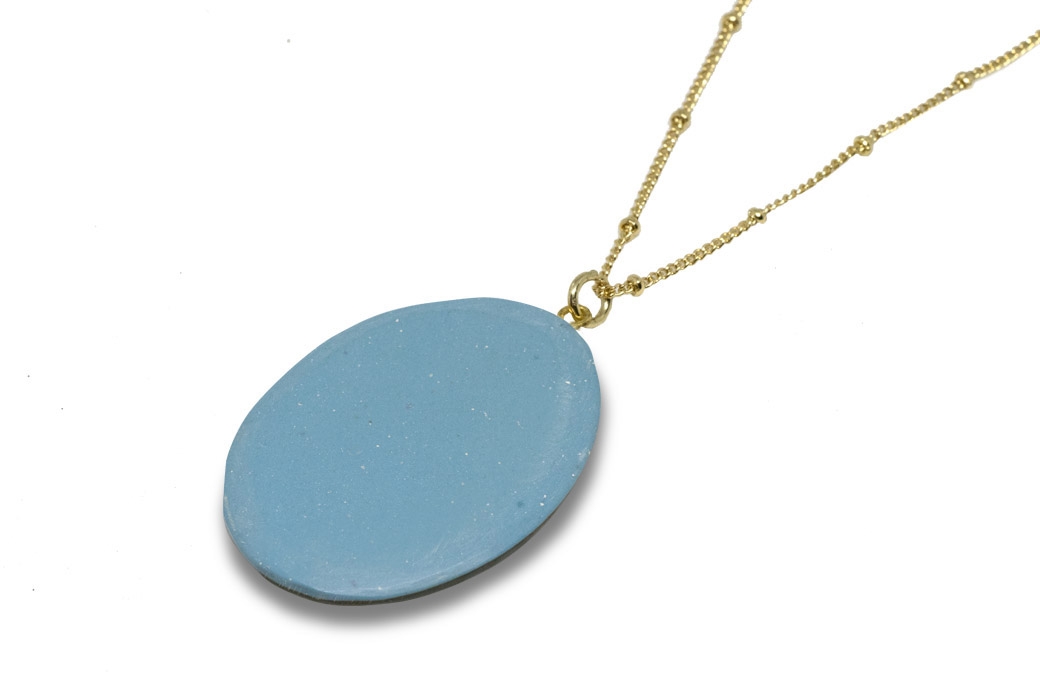 Collana Fiori Veri collana celeste artigianale siciliana