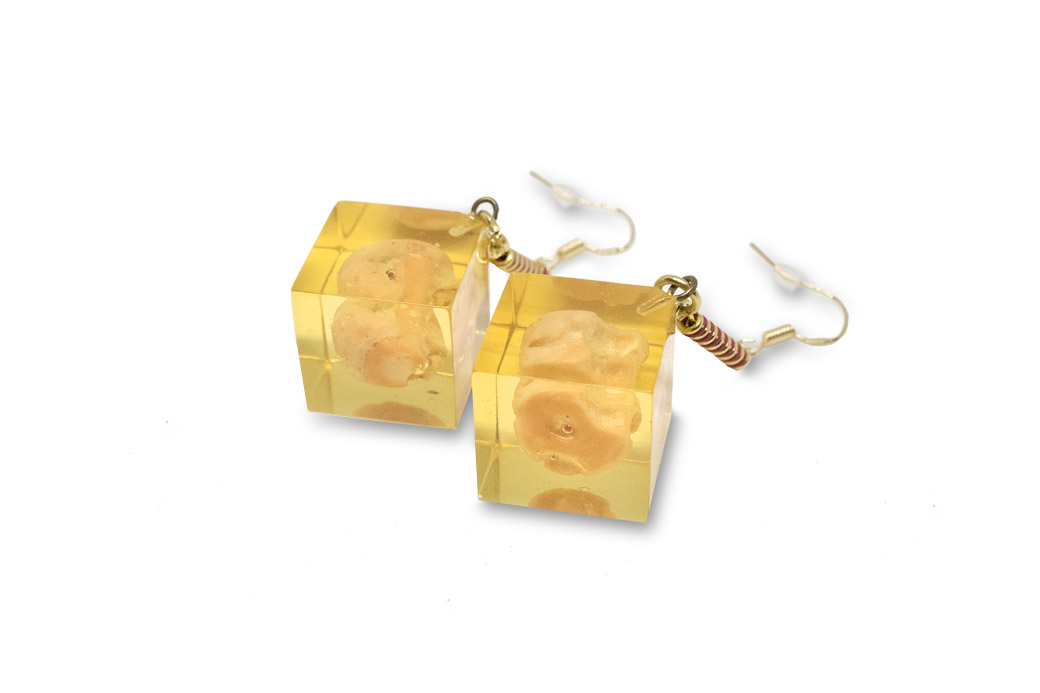 Orecchini Cubo Corallo orecchini siciliani corallo
