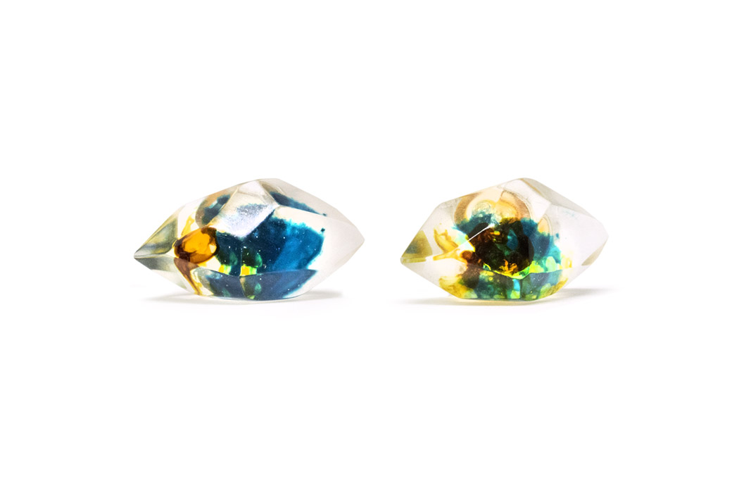 Orecchini gemma Multicolor orecchini artigianali siciliani multicolore