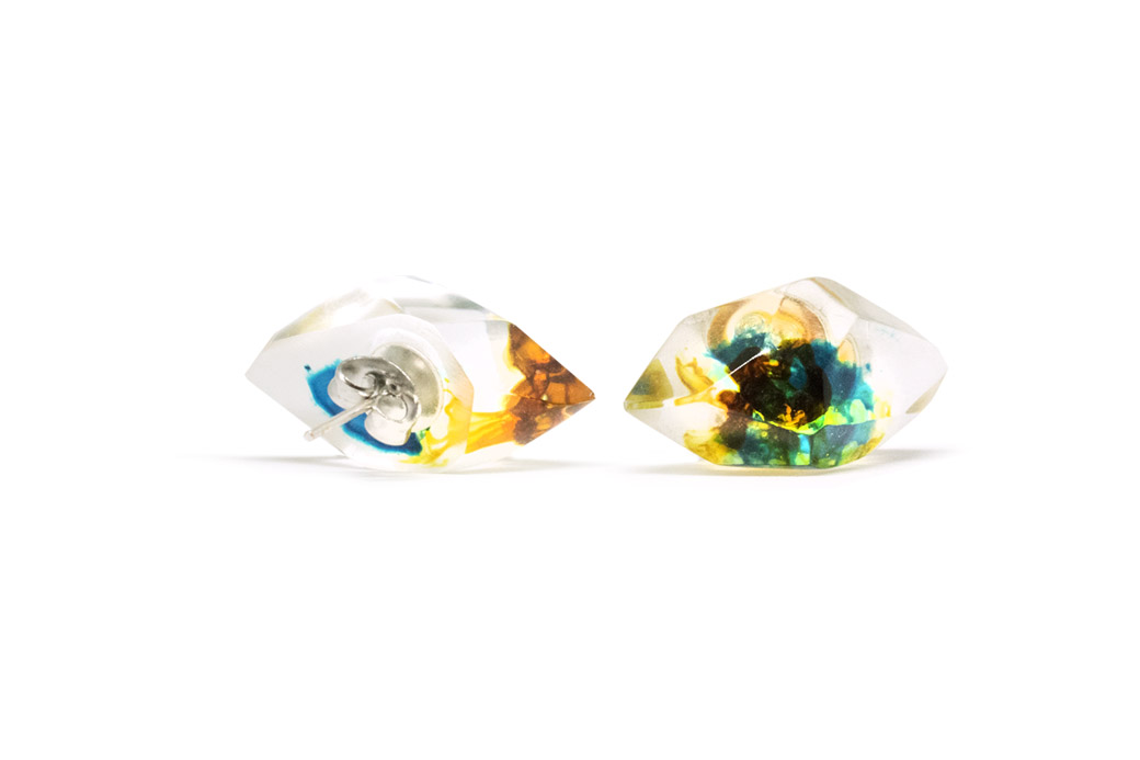 Orecchini Gemma Multicolor orecchini artigianali siciliani multicolore